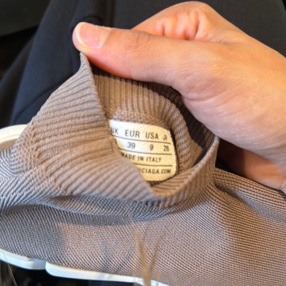 Balenciaga Taupe Sock Sneakers - Picture 2 of 4